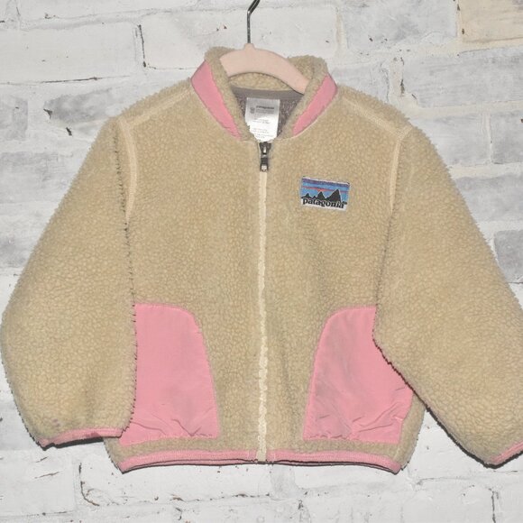 PATAGONIA Sherpa Well Loved Retro Baby Jacket Size 24 Months - Picture 1 of 5